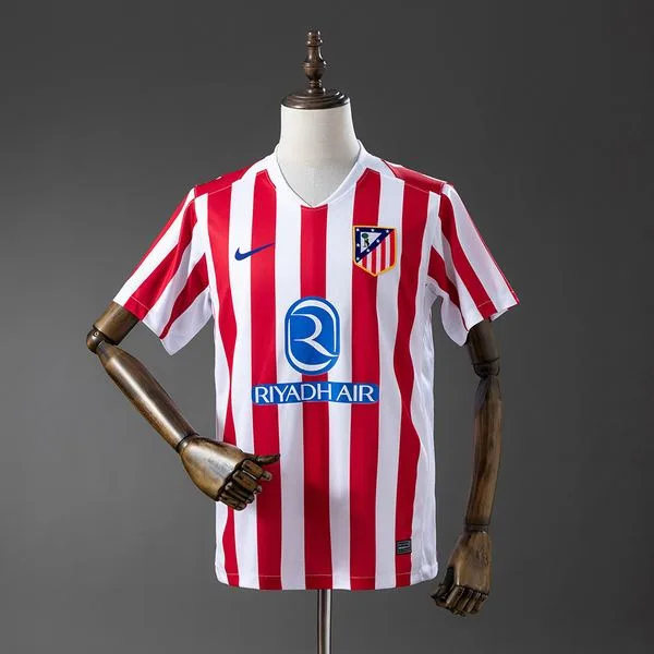 Camiseta de fútbol Atlético Madrid 2025/26 LOCAL MANGA CORTA VERSION FAN